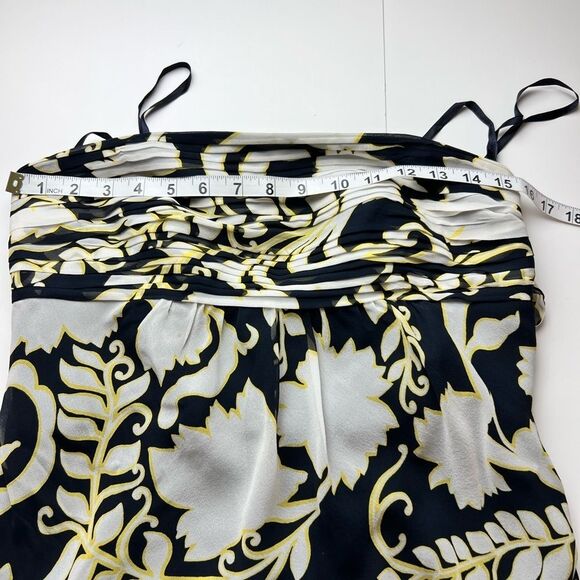 Ann Taylor Silk Strapless Dress Floral Empire Line Summer Party Wedding Guest - Picture 8 of 15